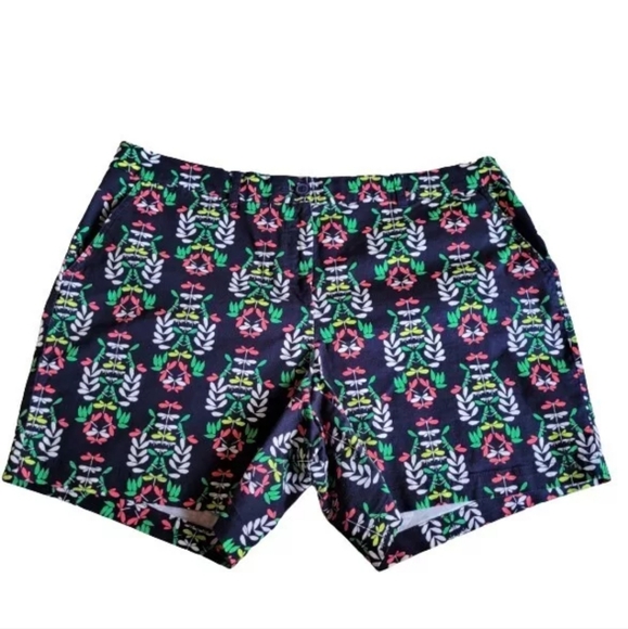 Crown & Ivy Shorts Size 18W Curvy Blue Dragonflies NWOT Waist 42" Womens - Picture 2 of 8